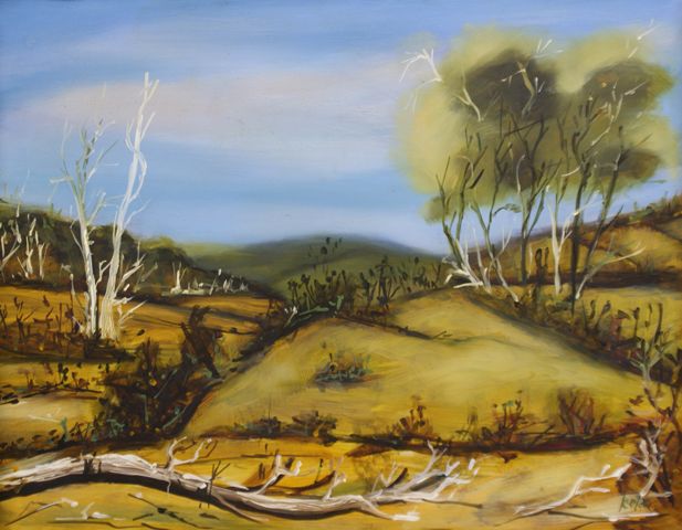 Appraisal: Stephen Kaldor born Tasmanian Landscape II oil on board signed