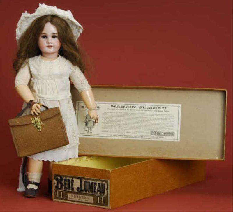 Appraisal: DEP Child with Bebe Jumeau Box France ca a German