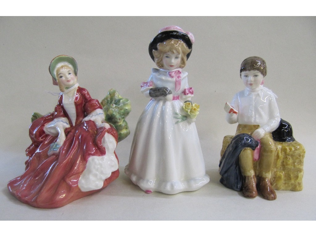 Appraisal: Three Royal Doulton figures to include Lydia HN Sharon HN