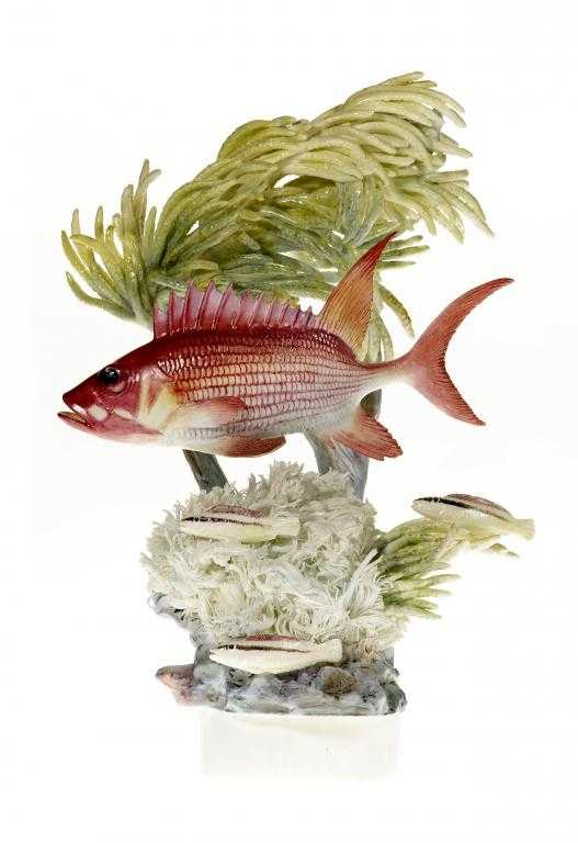 Appraisal: A ROYAL WORCESTER MODEL OF A SQUIRREL FISH HOLOCENTRUS ASCENSIONIS