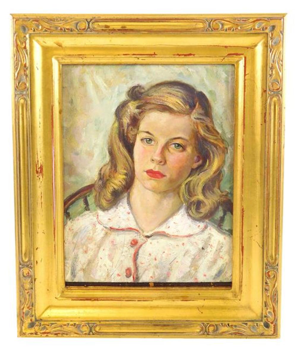 Appraisal: Levitt Purdy American - unsigned oil on panel depicts artist's