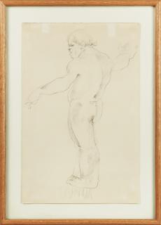 Appraisal: George Dureau - New Orleans Standing Nude Dwarf th c