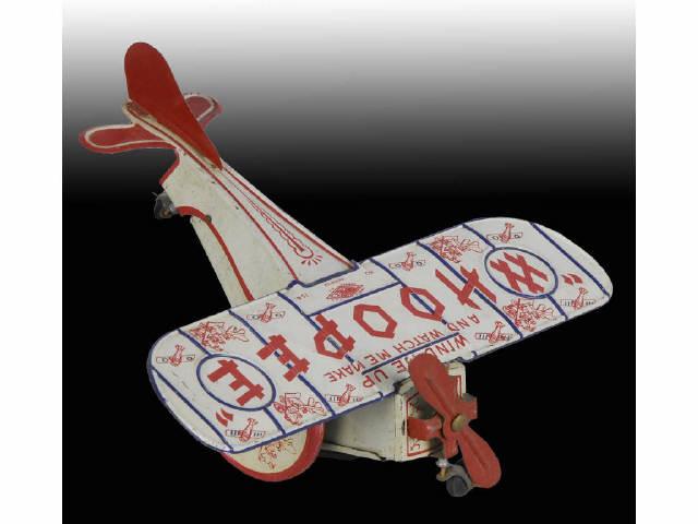 Appraisal: Tin Nonpareil Whoopee Toy Airplane w Orig Box Description Wind-up