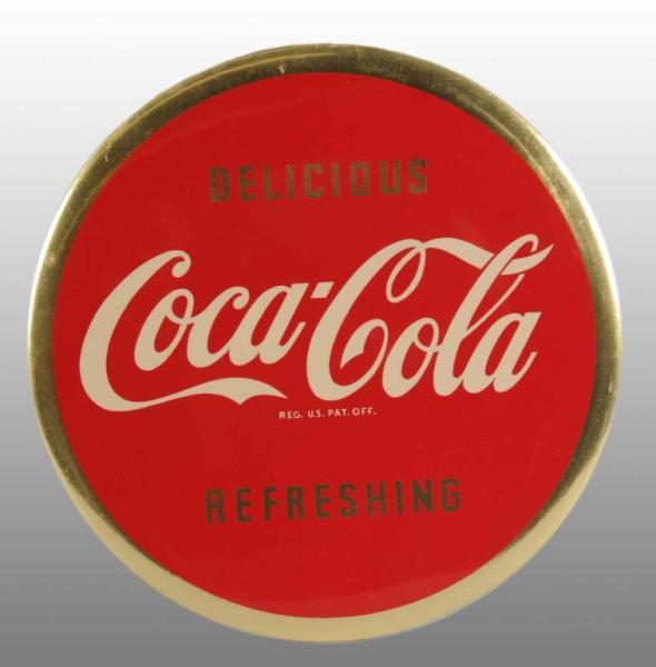 Appraisal: Celluloid Coca-Cola Sign Description s Still retains original string holder