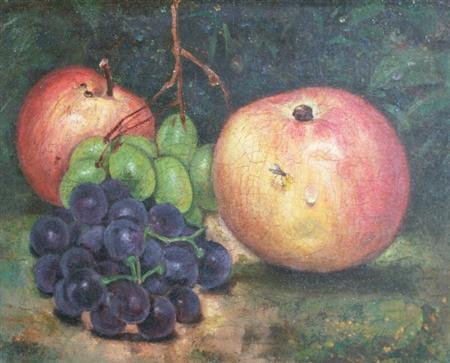 Appraisal: Attributed to Louis Alexander Fagen Still Life with Apples and