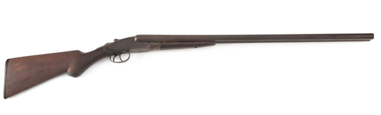 Appraisal: SOLD AS WALL HANGER An early double barrel Shotgun left