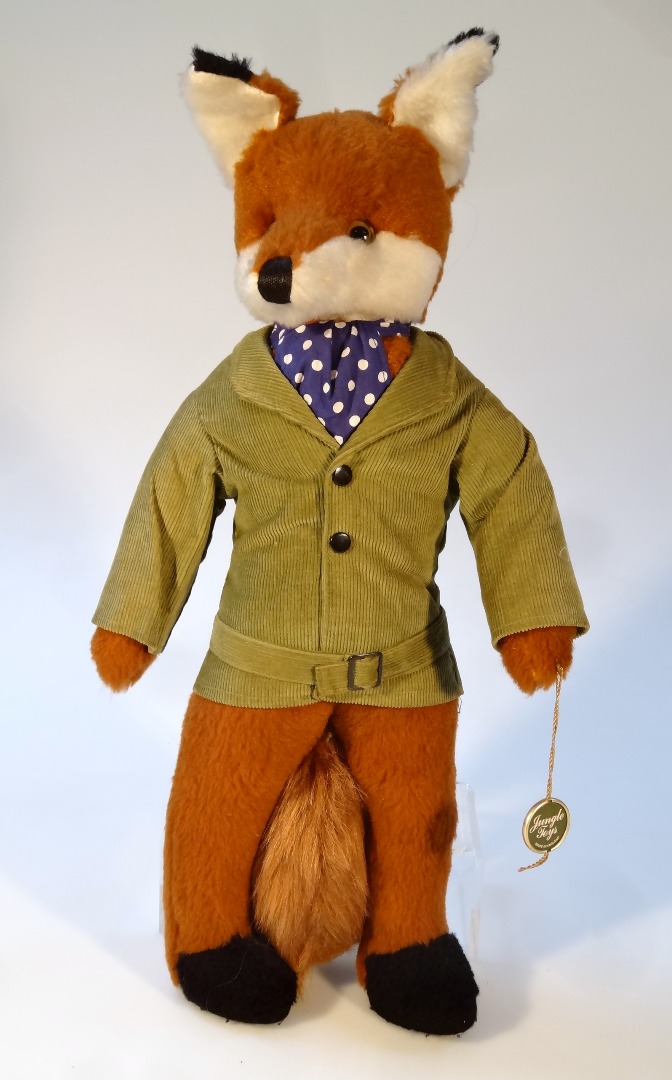 Appraisal: A thC Jungle Toys standing figure of a fox wearing