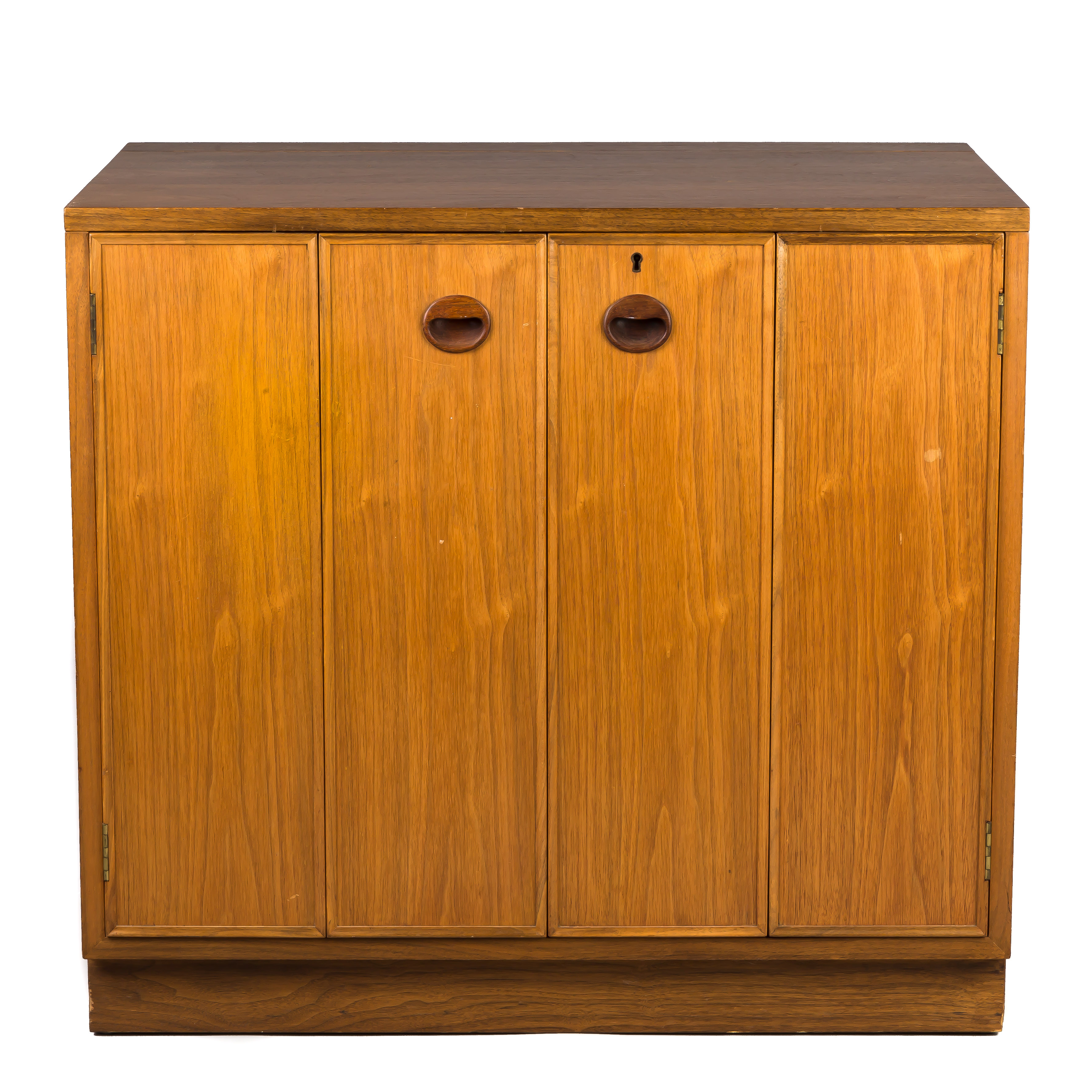 Appraisal: Dunbar Side Cabinet Walnut