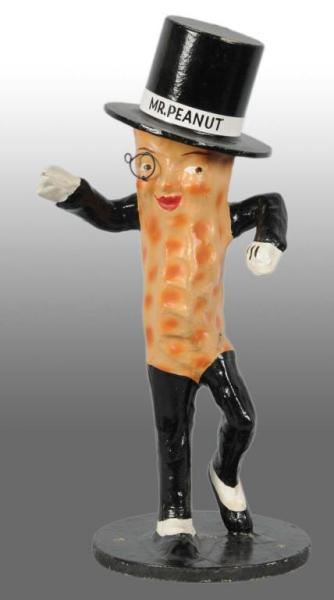 Appraisal: Papier Mache Planters Peanut Mr Peanut Statue Description Canadian s