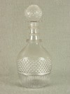 Appraisal: DECANTER - Early th C mold blown Sandwich glass decanter