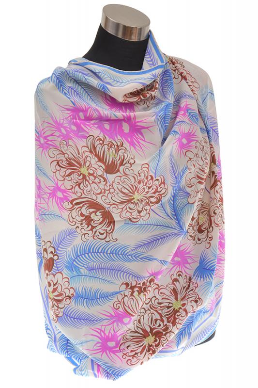 Appraisal: TWO 'S PUCCI SCARVES Silk neck scarf and another floral