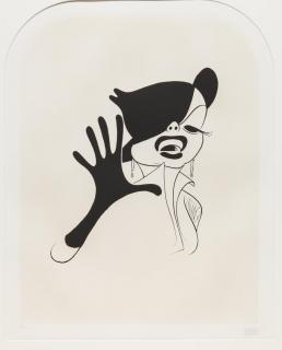 Appraisal: Al Hirschfeld American Al Hirschfeld caricature of Judy Garland in