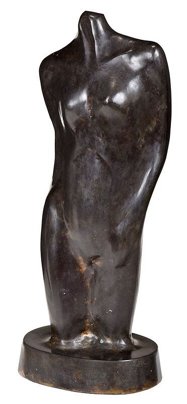 Appraisal: Wayne Trapp North Carolina th st century Nude Torso signed