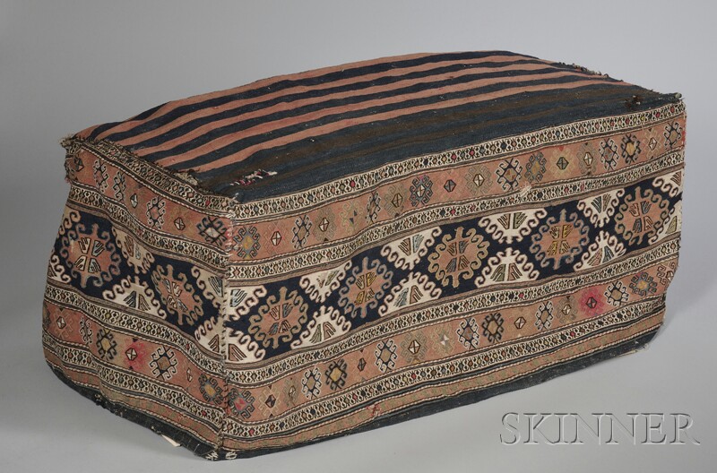 Appraisal: Shahsavan Soumak Cargo Bag Northwest Persia th century ft in