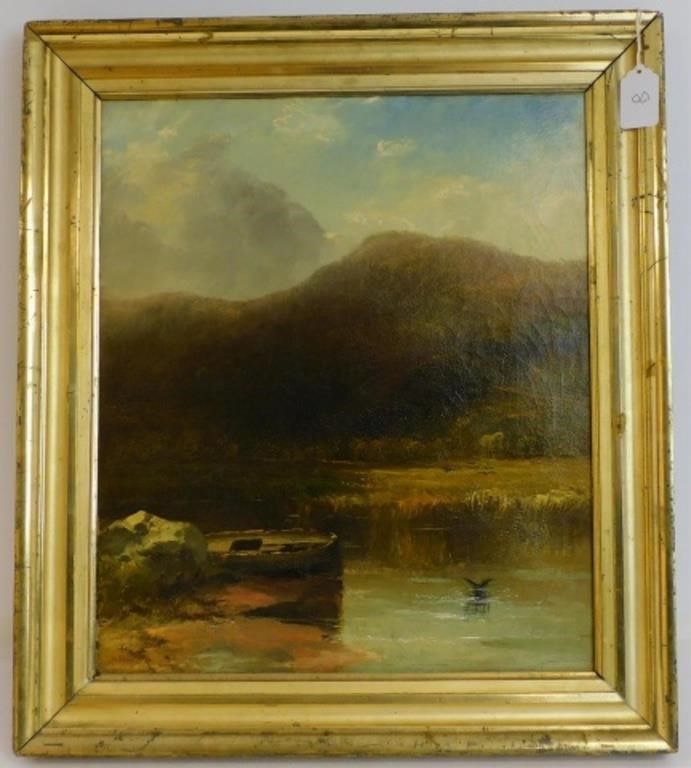 Appraisal: HOMER DODGE MARTIN - ALBANY NY SAINTPaul MN oil painting