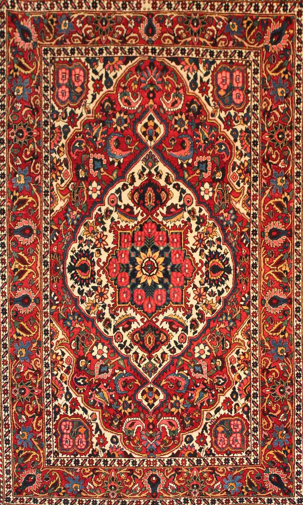 Appraisal: BAKHTIARI RUG approx ' '' x ' '' retail tag