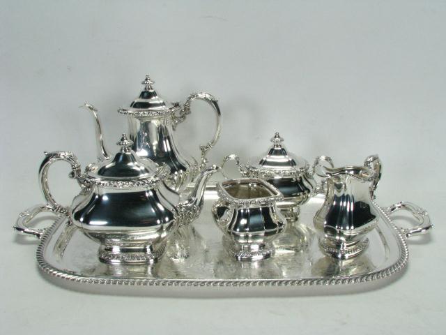 Appraisal: A Five Piece Gorham Silver Plate Coffee Tea Service including