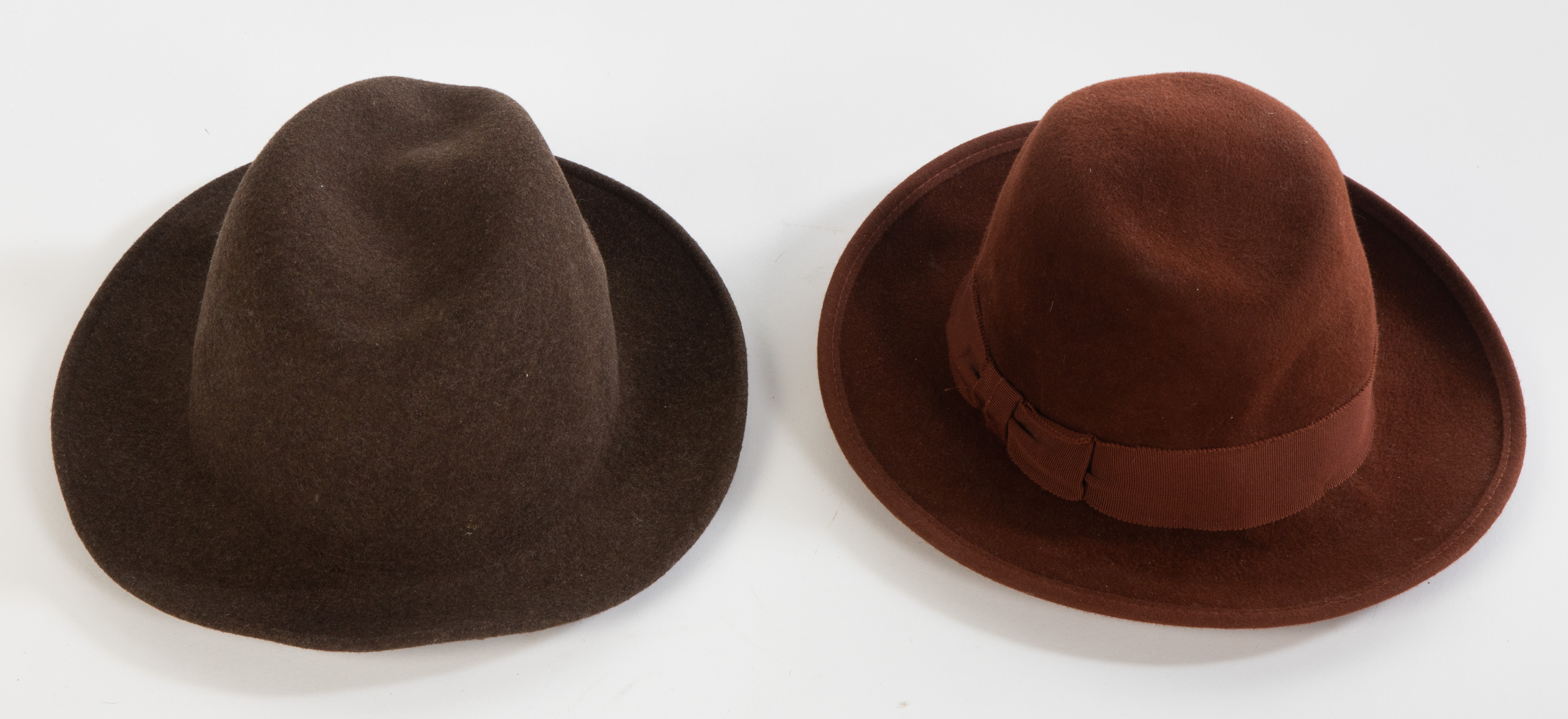 Appraisal: TWO FELT LOCK CO HATS Lock Co Hatters St James