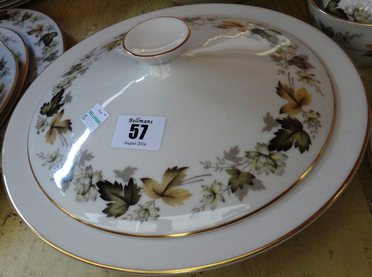 Appraisal: A Royal Doulton Larchmount pattern dinner and tea service comprising