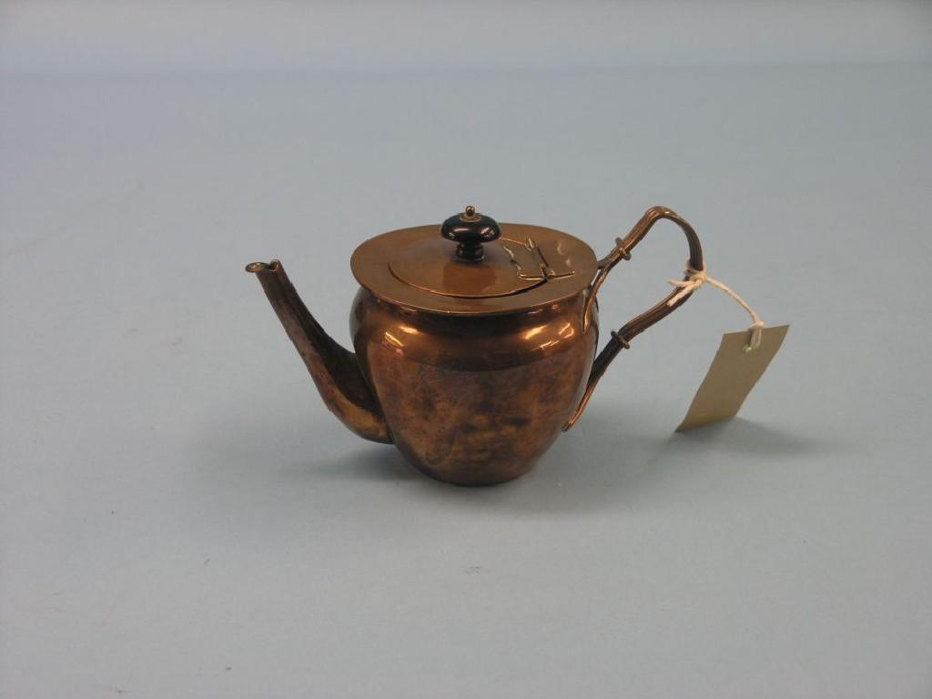 Appraisal: A Keswick School of Industrial Art copper spirit kettle bulbous-shape