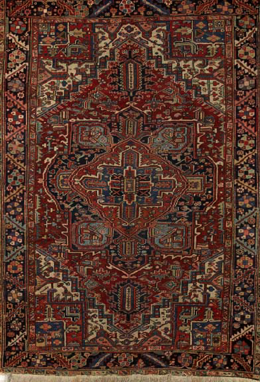 Appraisal: Persian Heriz Carpet ' x '