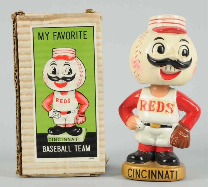 Appraisal: Composition Cincinnati Reds Bobbing Head Doll Circa s Mascot doll