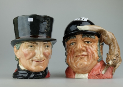 Appraisal: Royal Doulton Large Character Jug Gone Away D and John