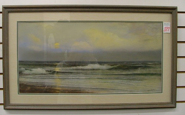 Appraisal: HARRY LINDER PASTEL ON PAPER Los Angeles California - Seascape