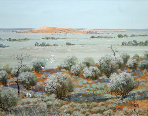 Appraisal: David Dridan Australian b - Gordillo plains oil on board