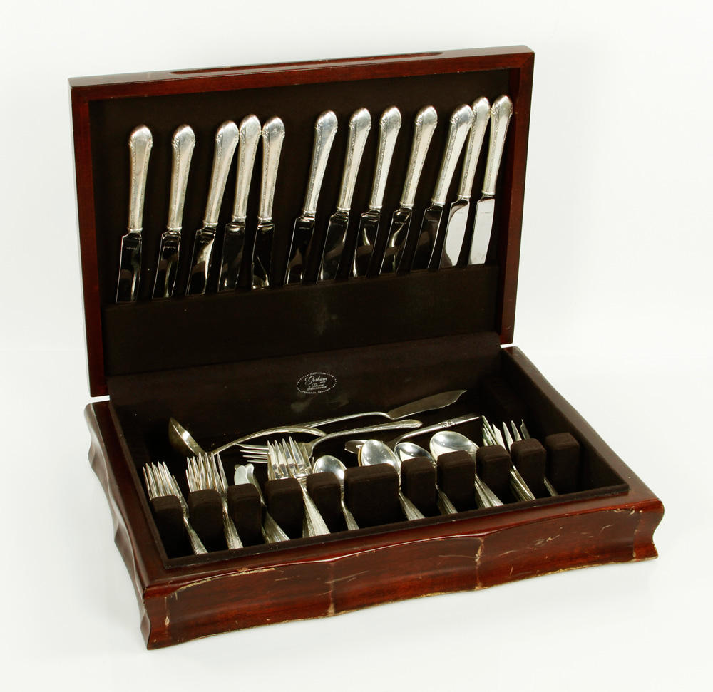 Appraisal: - Alvin Sterling Flatware Service Alvin sterling flatware service for