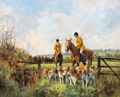 Appraisal: ARR Peter Donnithorne British born Berkeley Hunt Near Berkeley Deer