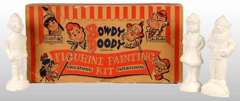 Appraisal: Howdy Doody Figurine Painting Kit in Original Box Description In