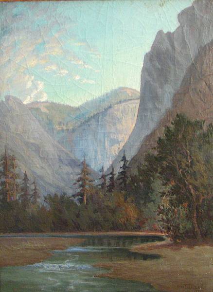 Appraisal: George Smith Tilden American - A valley in the Sierras