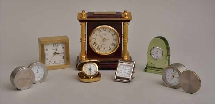 Appraisal: CHASS TABLE CLOCK With engraved plaque bearing inscription DD For