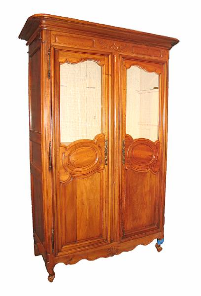 Appraisal: A Louis XV armoire losses restoration height ft width ft