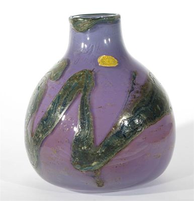 Appraisal: A large Val St Lambert glass vase by Sam Herman