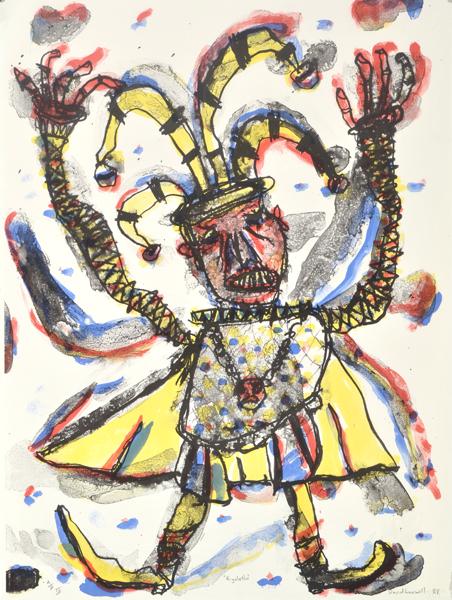 Appraisal: DAVID LARWILL - Rigoletto lithograph A P IX DAVID LARWILL