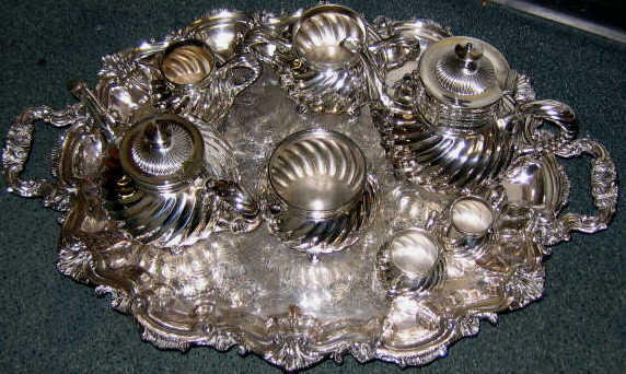 Appraisal: ROGERS SMITH CO MERIDEN CT Seven-piece plated silver coffee and