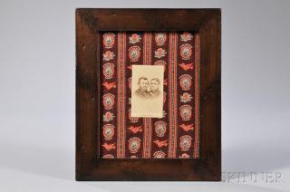 Appraisal: Ulysses S Grant Presidential Campaign Textile Panel and Carte-de-visite America