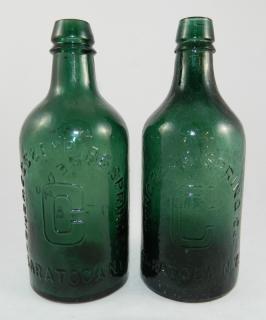 Appraisal: Mineral water bottles Mineral water- round marked 'Congress Spring Co