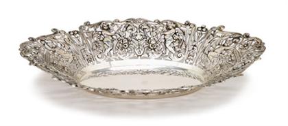 Appraisal: Michael C Fina sterling silver low bowl th century Of