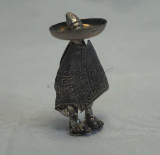 Appraisal: ca 's - Vintage Mexican Sterling Silver marked simply with