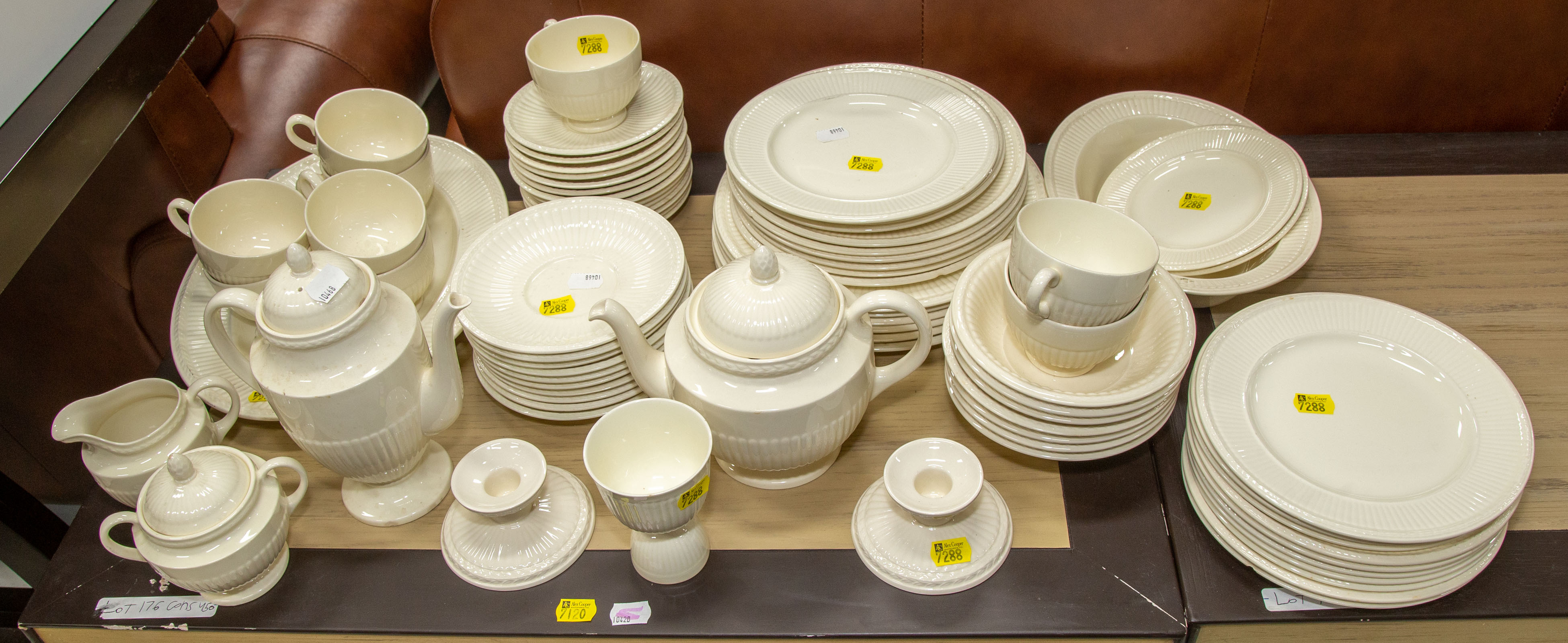 Appraisal: A WEDGWOOD EDME PARTIAL DINNER SERVICE Comprising about pieces including