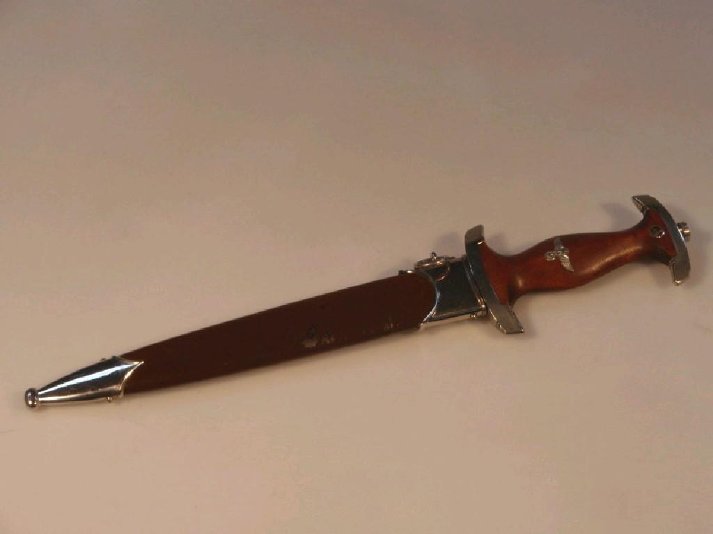 Appraisal: A German Third Reich S A dagger the cm blade