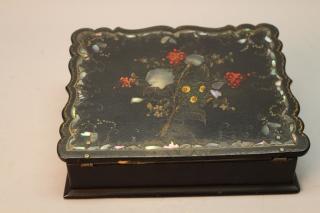 Appraisal: Antique Mother of Pearl Inlaid Lap Desk