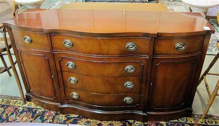 Appraisal: FEDERAL STYLE MAHOGANY BUFFET ''New Travis Court Collection'' by Drexel