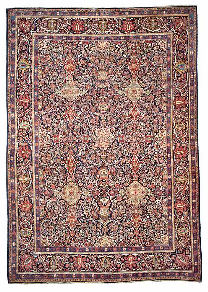 Appraisal: A Dabir Kashan carpet Central Persia late th century size