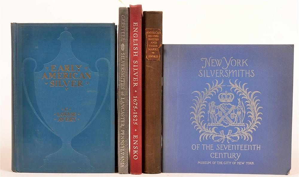 Appraisal: vols Books on Silver and Silversmiths NY Silversmiths of the