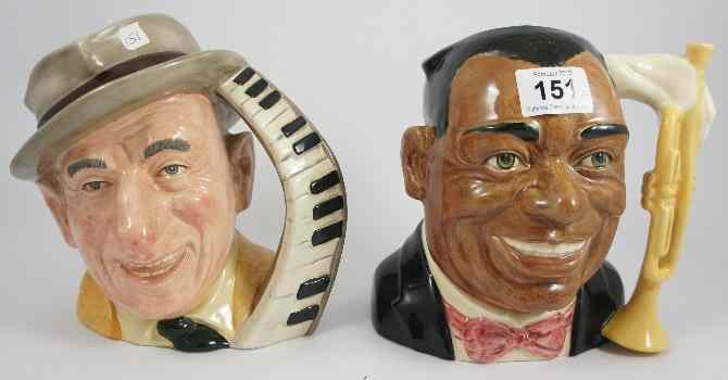 Appraisal: Royal Doulton Large Character Jugs from the Celebrity Collection Louis