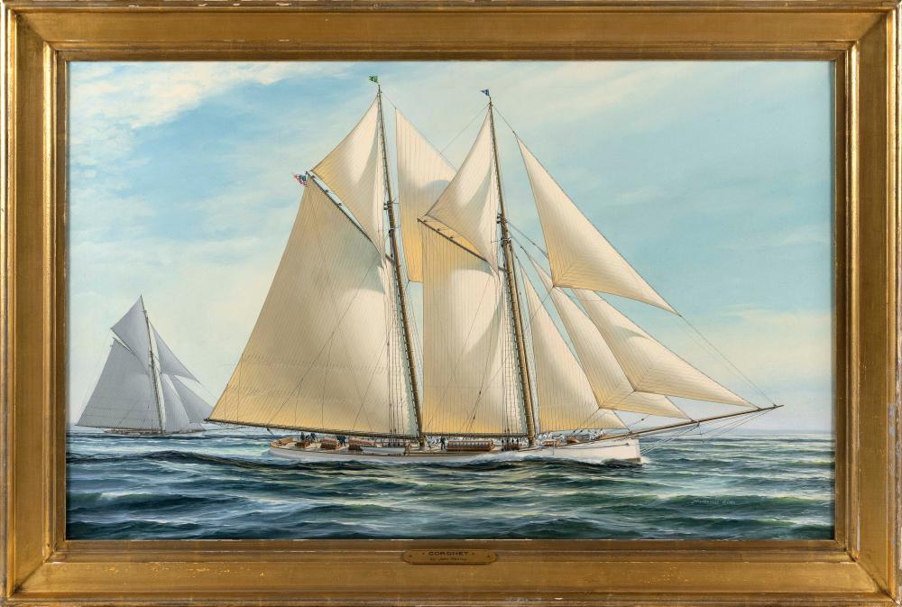 Appraisal: JOHN MECRAY RHODE ISLAND PENNSYLVANIA - CORONET OIL ON CANVAS